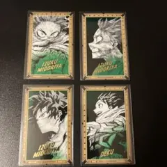 僕のヒーローアカデミア　原画展 箔押しクリアカード 緑谷出久　デク　ヒロアカ