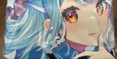 ぶいすぽっ【GiGO限定】フード付きビッグタオル　白波らむね