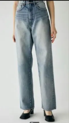 HW DAMAGE LOOSE STRAIGHT 美品 blue jeans