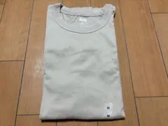 【新品未使用】UNIQLO ユニクロ クルーネックTシャツ ベージュ Mサイズ