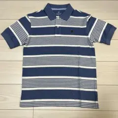 Lands' End ストライプ ポロシャツ S