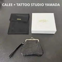 ㉛【新品同様】☆CALEE　キャリー：レザー　ミニウォレット　財布　小銭入れ CALEE（キャリー）の「EMBOSSING LEATHER MINI WALLET（財布