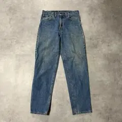 リーバイス550 W33 ダークブルーデニム 青 カナダ製 90s 11864