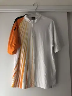 NIKE DRY-FIT ハーフジップ　銀タグ テニスウェア Ｌ