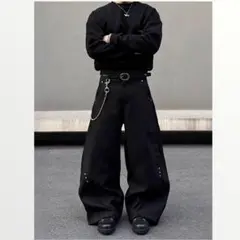Baggy 変形 ワイドパンツ サイズM Wide Slacks Studs