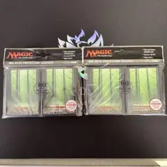 MTG アンヒンジド　スリーブ　森