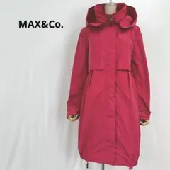 高級 上品 MAXu0026Co. マックスu0026コー スプリングコート パーカー ピンク