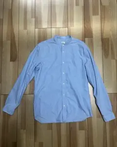 [ZARA]リラックスフィット シャツ M ライトブルー