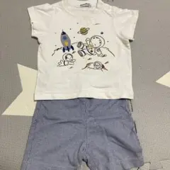 ファミリア　半袖Tシャツ　半ズボン　セット　80サイズ