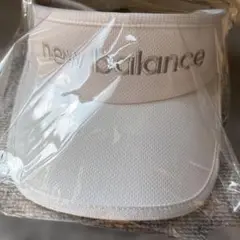 new balance ニューバランス　ホワイト バイザー　レディース　帽子