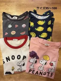 ＊女の子　半袖Tシャツ４枚セット　サイズ95〜100