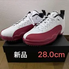 新品 ナイキ エアジョーダン12 ロー ゴルフ Varsity Red
