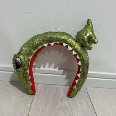 美品】USJ恐竜カチューシャ ジュラシックワールド スパンコール