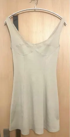 ZARA ベージュ キャミソールワンピース M