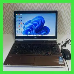 T373 NECノートパソコン i7メモリ8G高速Windows11オフィス付き