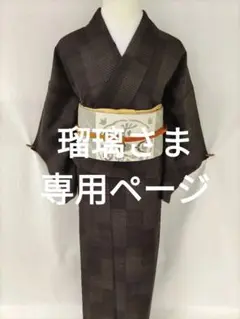 【年末年始お出かけ】★★正絹紬と名古屋帯セット★★