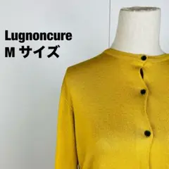 Lugnoncure カーディガン　クルーネック　長袖　M