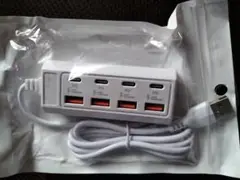 4ポート PD対応 USBハブ ホワイト