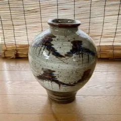 清宝窯 盛絵 三景 花瓶 花器 花入れ 華道具 清宝窯 盛絵 三景 花瓶 花器 花入れ 華道具