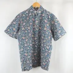 美品 90s Reyn Spooner 総柄 リバースプリント アロハ シャツ