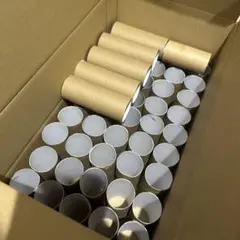 トイレットペーパーの芯 50本 茶色 図工 工作 飼育 おもちゃ作り おまけ芯付
