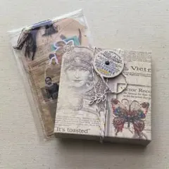 102 蛇腹ファイル コラージュ素材 おすそ分け