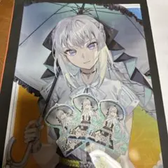 FGO マツキヨココカラコラボ ダイカットステッカーA4クリアファイル モルガン