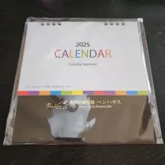 2025年 カラフル 卓上カレンダー