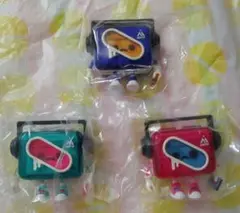 カセットプレイヤーボーイ　ピンク&ブルー&ミント　３点セット