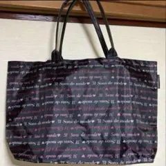 31 Sons de mode モノグラムBIGトートバッグ　黒　美品新品未使用