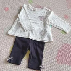 プティマイン トップス ズボン 2点セット 80サイズ⭐︎