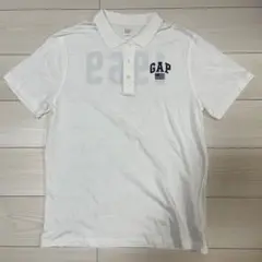 GAP ホワイト ポロシャツ L 1969プリント