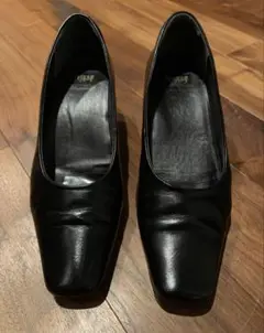 卑弥呼 24㎝ パンプス 革靴 ブラック 黒 美品 日本製