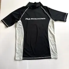 FILA ラッシュガード　LLサイズ　黒　半袖