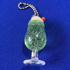 新品！メロンソーダキーホルダー　緑色