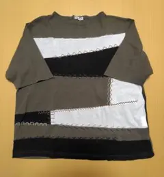 VALENCIA SAISON　バレンシアセゾン　パッチワークTシャツ　日本製