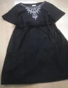 people treeピープルツリー　手織り　刺繍　ワンピ　コットン100%
