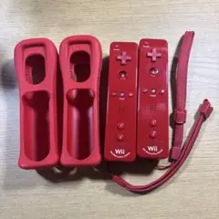 Wiiリモコンモーションプラス 2個セット【レッド】