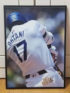 祝ドジャース大谷翔平 2024年MVP獲得！A3サイズポスターフレーム付き①