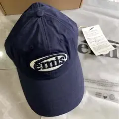 emis ロゴ ネイビー キャップ 男女兼用
