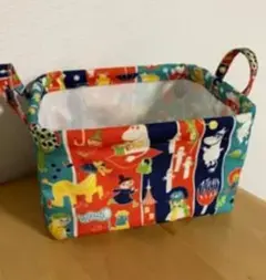 多色 動物キャラクター収納バスケット
