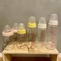哺乳瓶120ml〜240ml 6本セット　乳首2つ