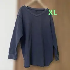 ユニクロ　ワッフル　シャツ　XL