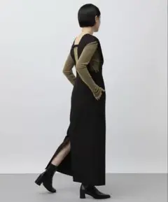 A part by アパートバイ Vギャザージャンスカ ワンピース