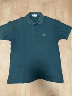 LACOSTE ダークグリーン ポロシャツ US M
