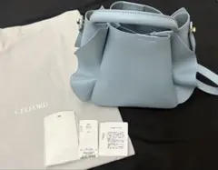 CELFORD ワンハンドルフリルバッグ　サックス　※8/8まで