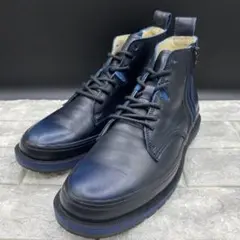 ✨美品限定 スピングルムーブ ミリタリーブーツ ショートブーツ 本革 ジップ 黒