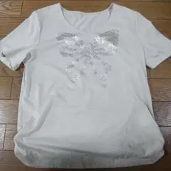 EVEXbyKRIZIAリボンモチーフ Tシャツ