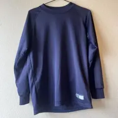 ASICS ベースボール 長袖 Tシャツ 紺 Mサイズ