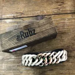 10 the Rubz ラバーブレスレット バングル デザートサンド×ゴールド
